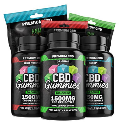 Hemp Bombs gummies range